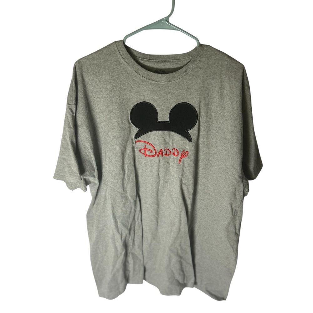 Disney Gray T-Shirt with Black and Red Design